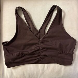 Alo yoga brown sports bra